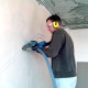 Штробление стены под нишу для дренажной помпы Haier 150х70 мм. (Кирпич)